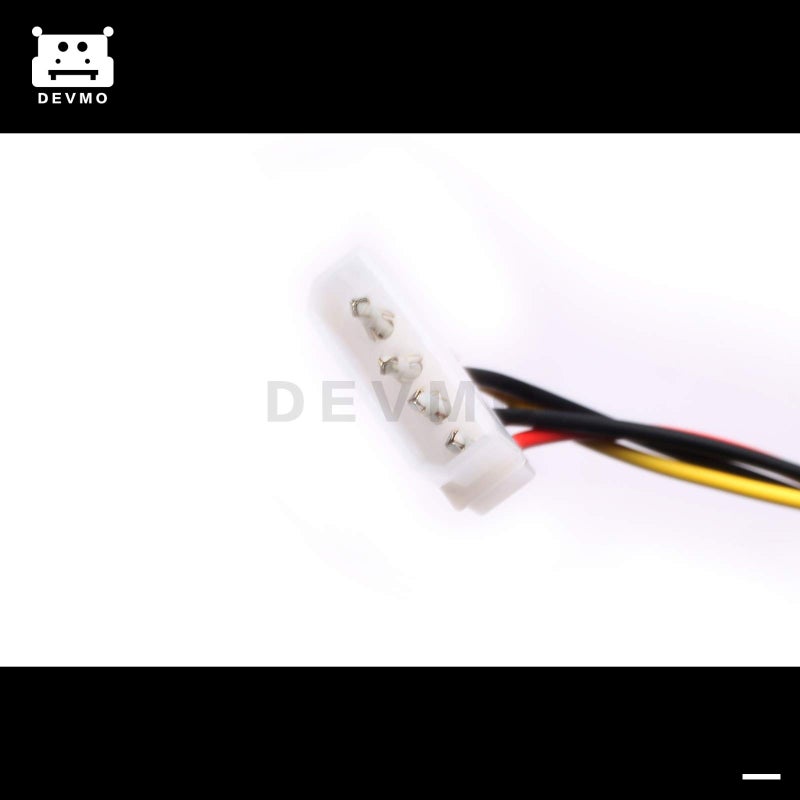DEVMO 6X New IDE/Molex 4-Pin Male to Serial ATA SATA 15-Pin Female Power Adapter Cable - Image 4